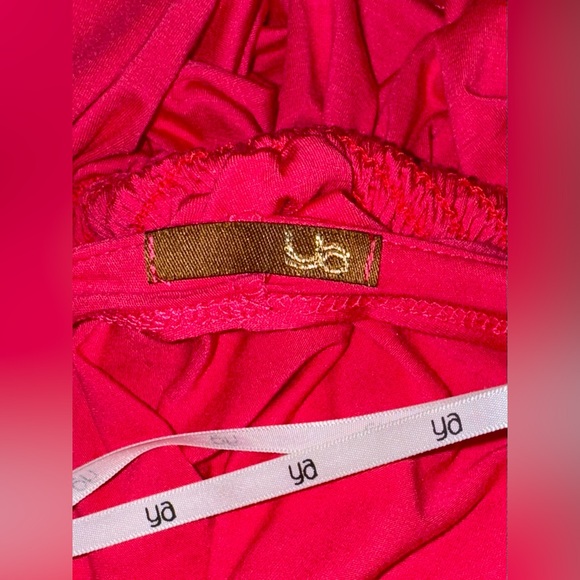 YA - Vibrant Hot Pink Halter Top - Picture 2 of 6